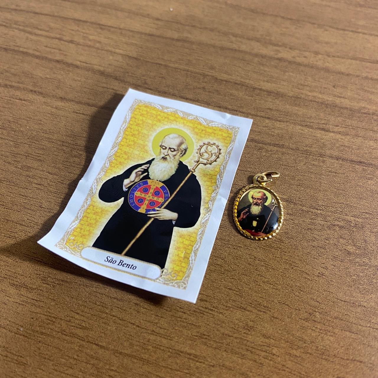 MEDALHA ALUMINIO SÃO BENTO (36 UNIDADES)