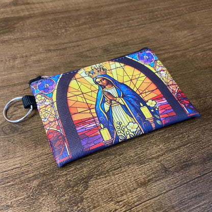 BOLSA PORTA MOEDAS NOSSA SENHORA APARECIDA MOD3 (1 UNIDADE)