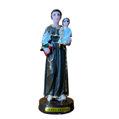 IMAGEM DE RESINA NACIONAL SANTO ANTÔNIO 14,5CM (1 UNIDADE)