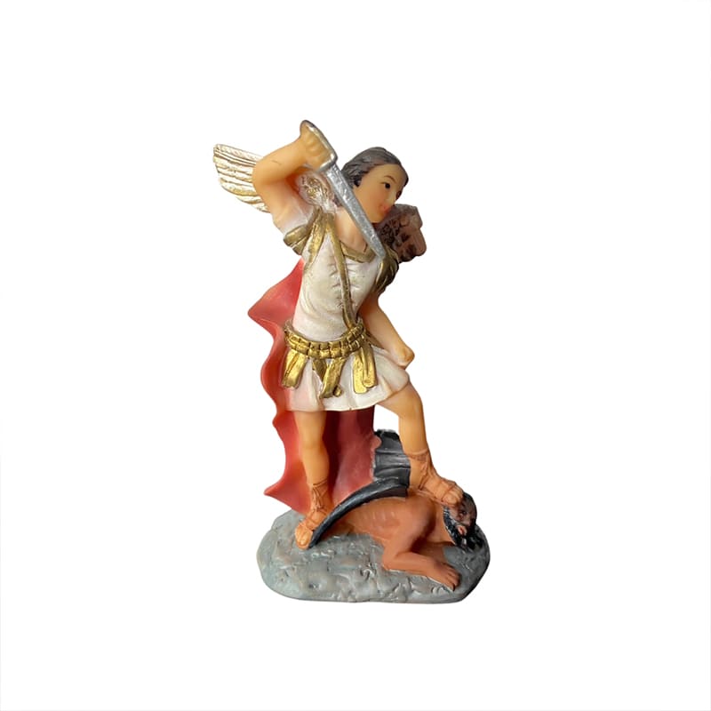 IMAGEM DE RESINA IMPORTADA SÃO MIGUEL 08CM (1 UNIDADE)