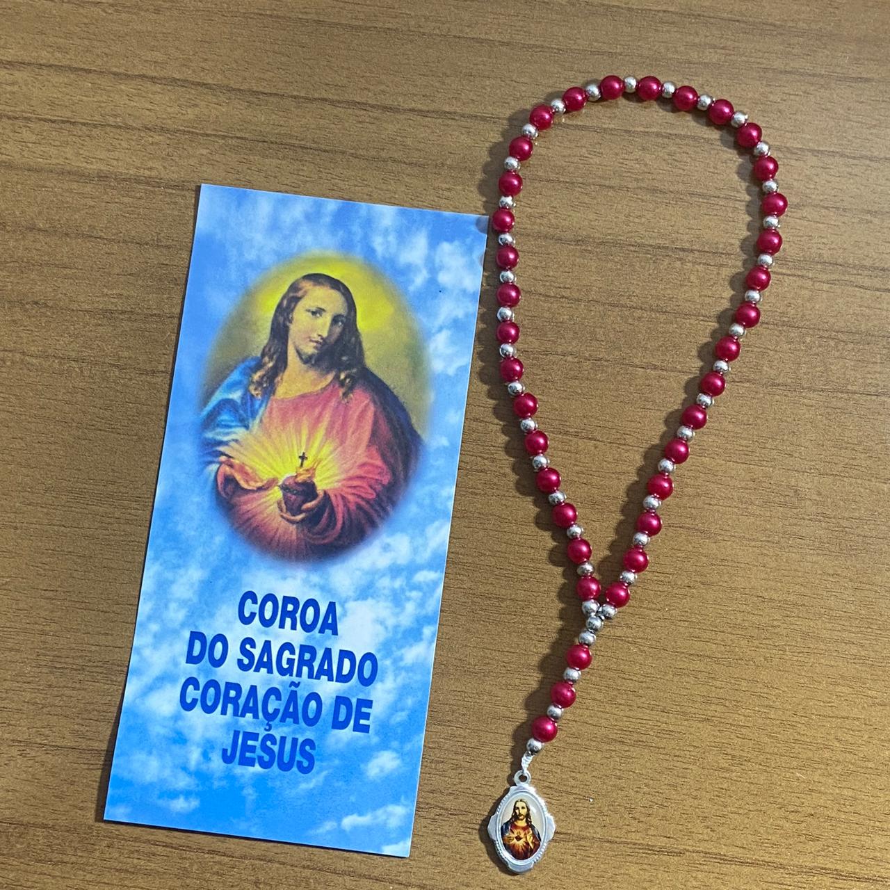 COROA SAGRADO CORAÇÃO DE JESUS 6MM MOD2 (1 UNIDADE)