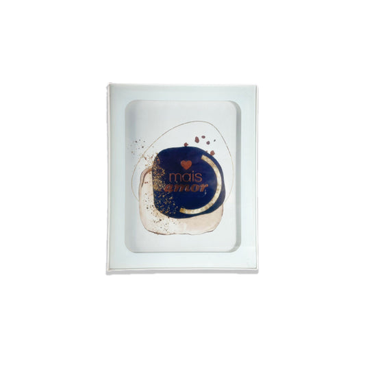 QUADRO DECORATIVO FRASE MAIS AMOR 20X25 (1 UNIDADE)