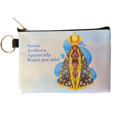BOLSA PORTA MOEDAS NOSSA SENHORA APARECIDA MOD2 (1 UNIDADE)