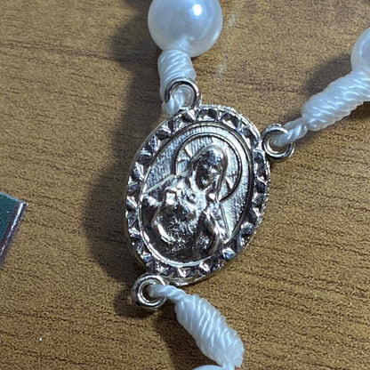 TERÇO PÉROLA MÃE RAINHA 8MM (1 UNIDADE)