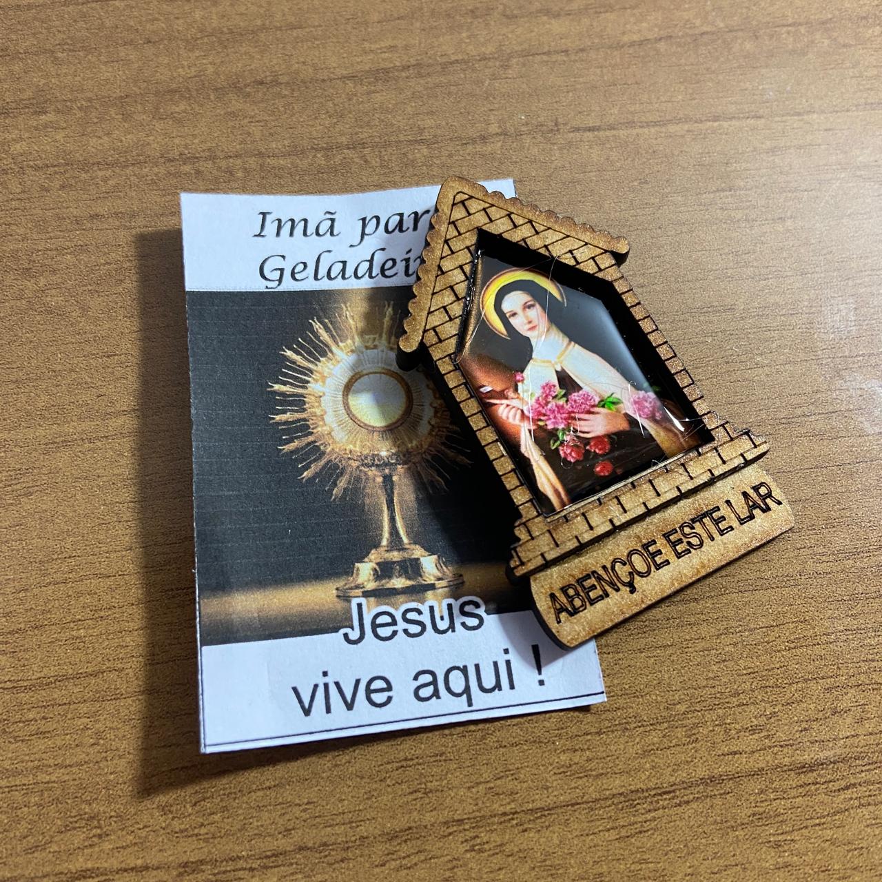 IMÃ MDF CASA NOSSA SANTA TERESINHA (3 UNIDADES)