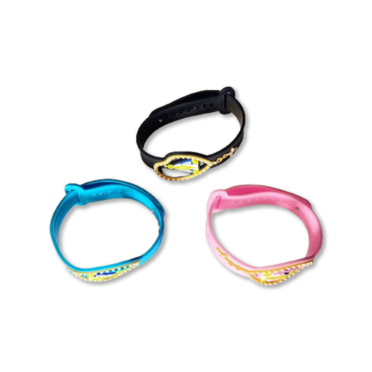 PULSEIRA SILICONE NOSSA SENHORA APARECIDA CORES SORTIDAS ( 6 UNIDADES)