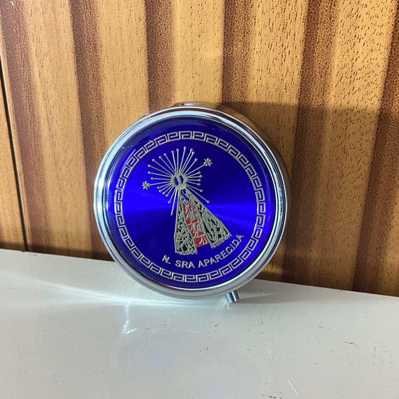 TECA AZUL ESCURO NOSSA SENHORA APARECIDA (1 UNIDADE)