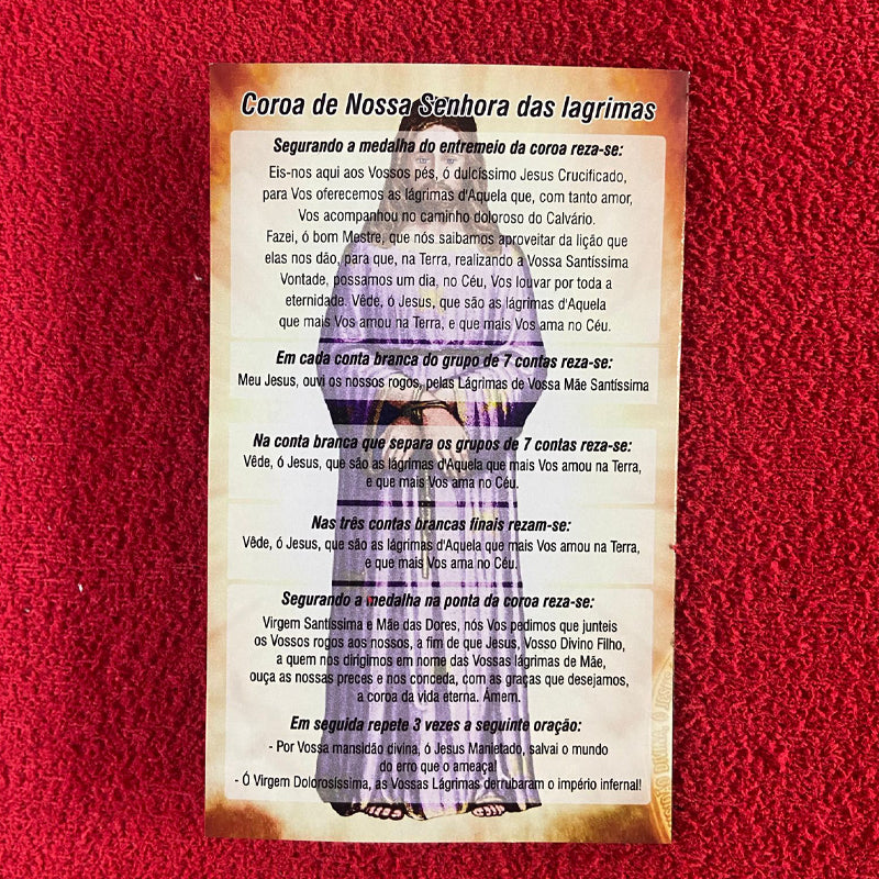 COROA NOSSA SENHORA DAS LÁGRIMAS 8MM (1 UNIDADE)