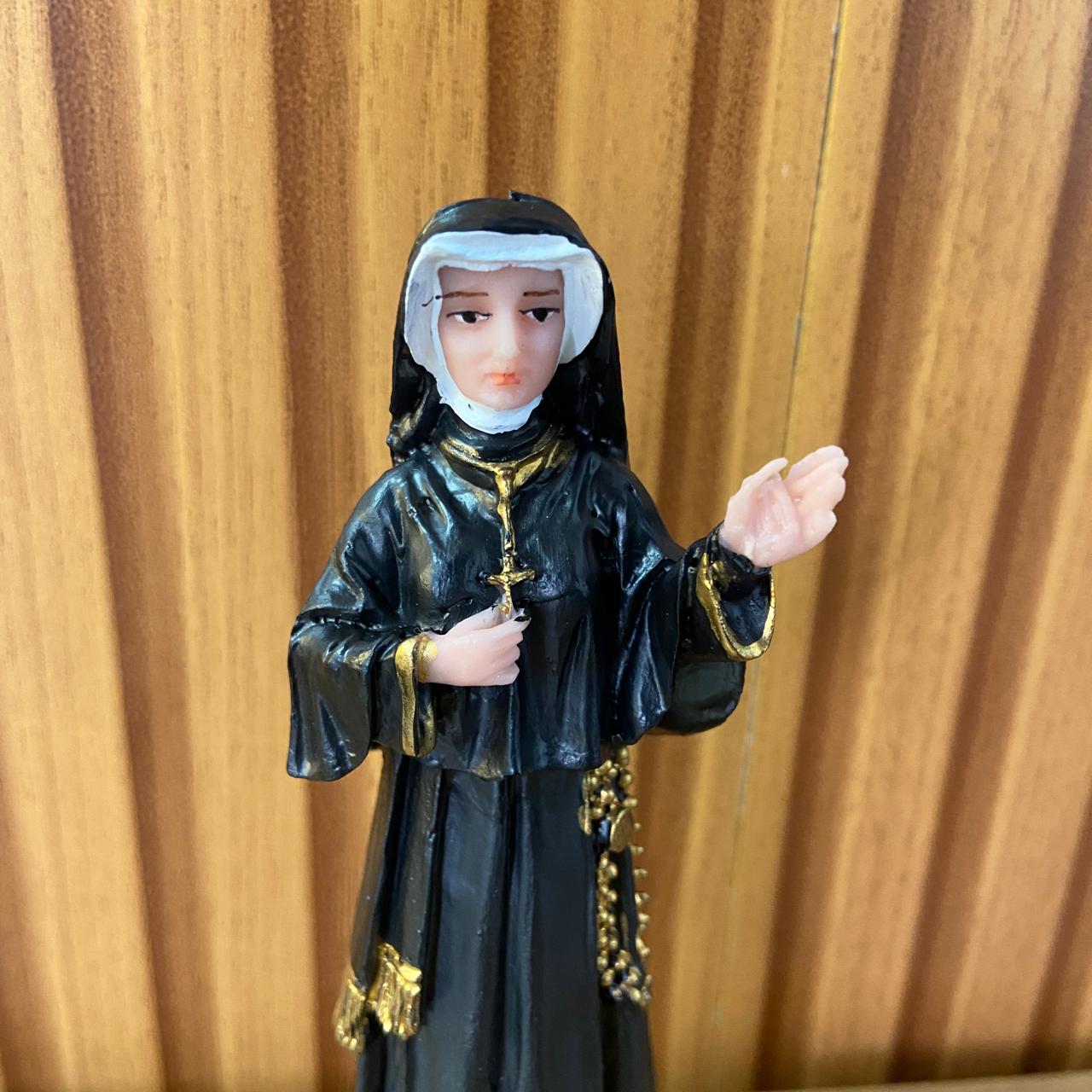 IMAGEM DE RESINA NACIONAL SANTA FAUSTINA 13CM (1 UNIDADE)