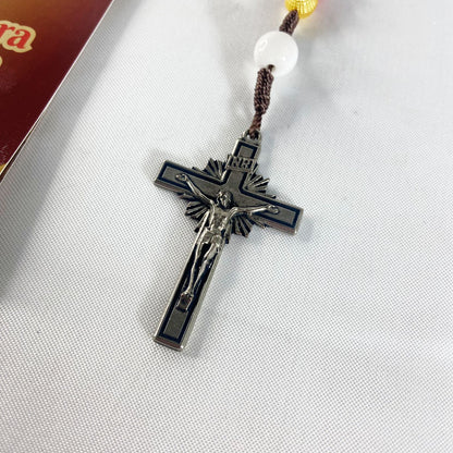 TERÇO ACRÍLICO NOSSA SENHORA DA ROSA MÍSTICA 08MM (1 UNIDADE)