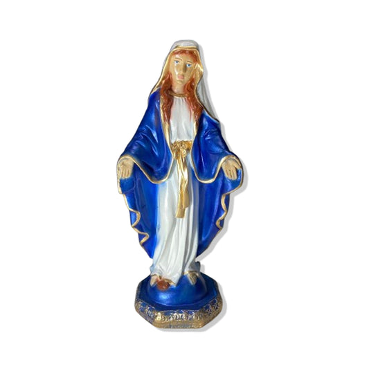 IMAGEM DE GESSO NOSSA SENHORA DAS GRAÇAS MOD2 23CM (1 UNIDADE)
