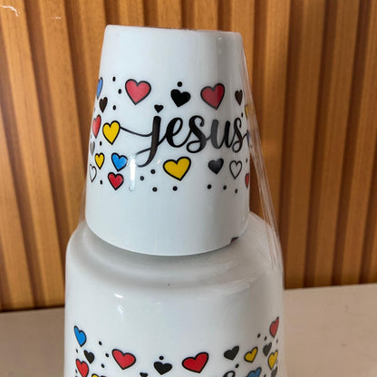 MORINGA DE PORCELANA JESUS 650ML (1 UNIDADE)