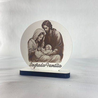 TOTEM MDF SAGRADA FAMÍLIA 08CM (1 UNIDADE)