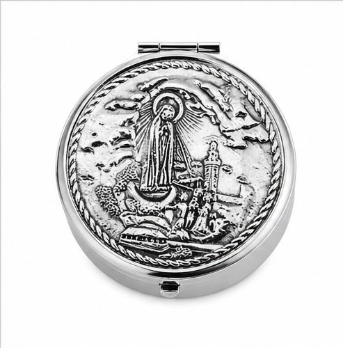 TECA PRATEADA NOSSA SENHORA DE FÁTIMA  (1 UNIDADE)