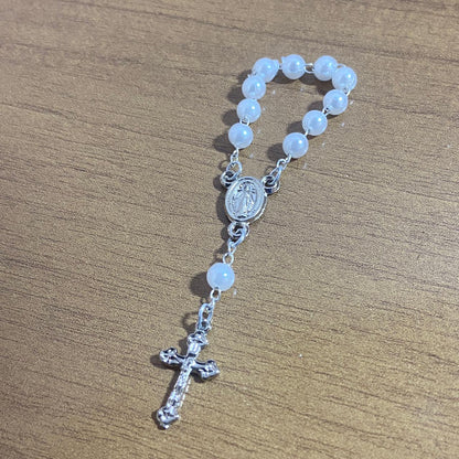 DEZENA DE DEDO PEROLA BRANCA 6MM (12 UNIDADES)