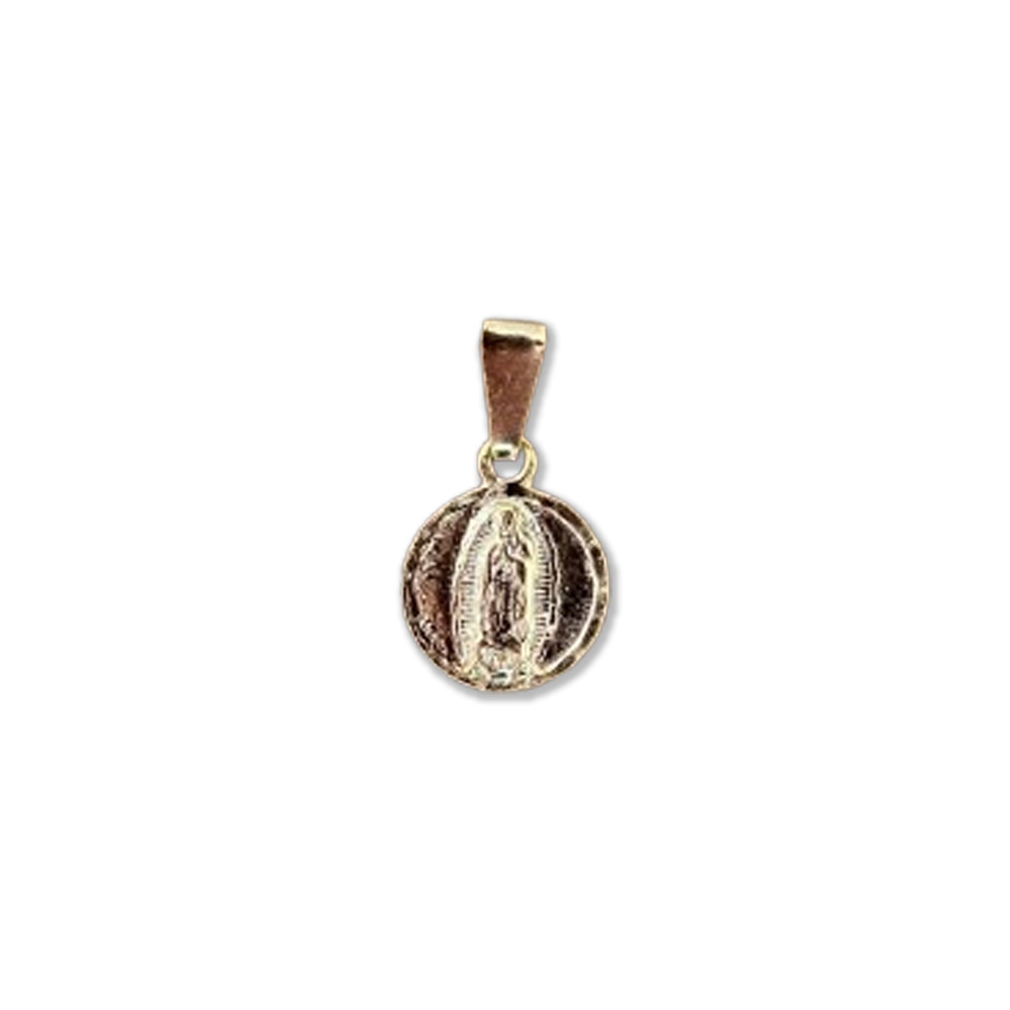 PINGENTE DOURADO REDONDO NOSSA SENHORA DE GUADALUPE  (6 UNIDADES)