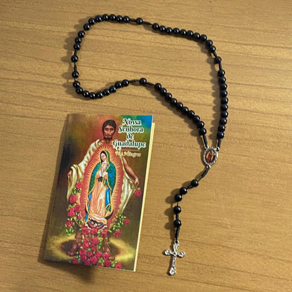 TERÇO PÉROLA NOSSA SENHORA DE GUADALUPE 8MM (1 UNIDADE)