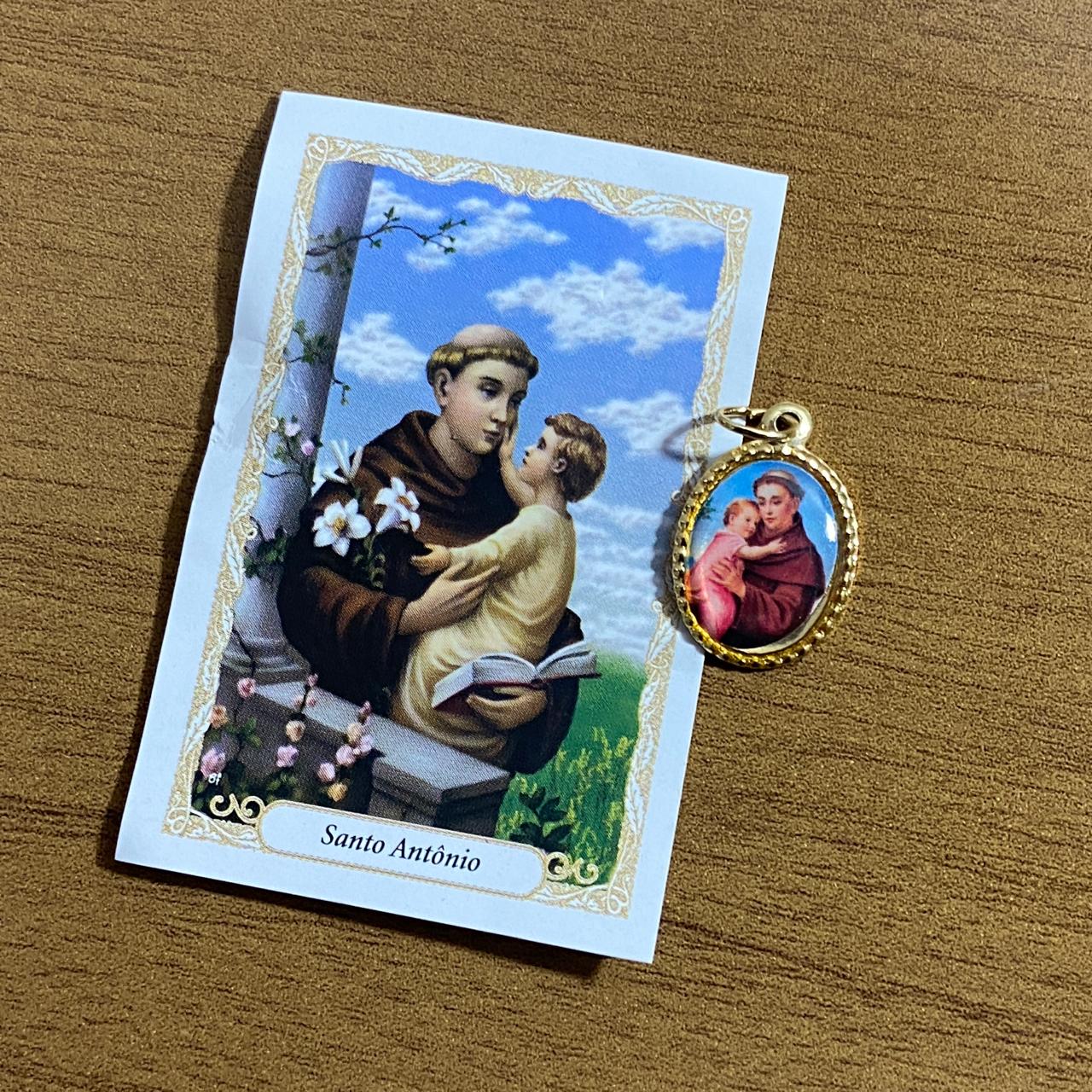 MEDALHA ALUMINIO SANTO ANTÔNIO (36 UNIDADES)