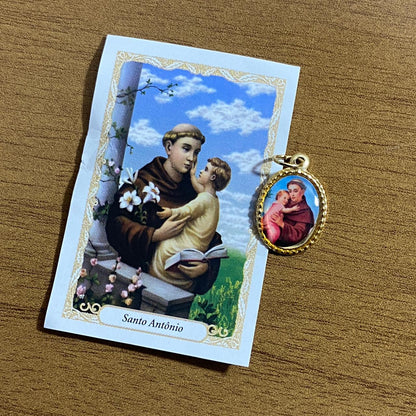 MEDALHA ALUMINIO SANTO ANTÔNIO (36 UNIDADES)