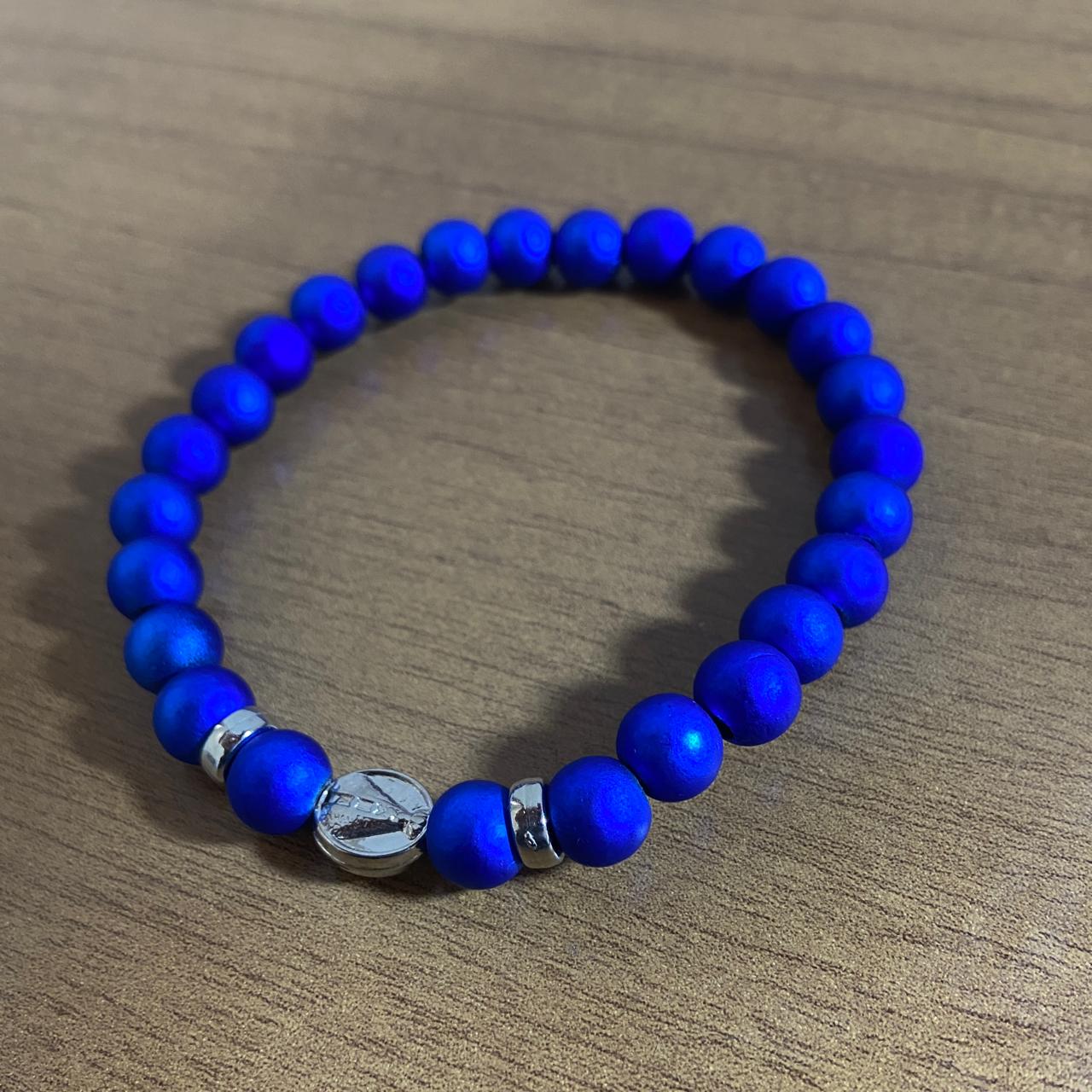 PULSEIRA AZUL NOSSA SENHORA APARECIDA (6 UNIDADES)