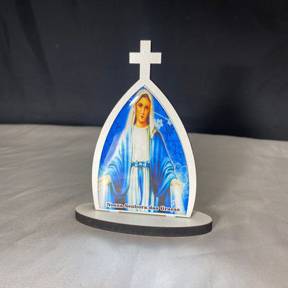 CAPELA MDF DESMONTÁVEL NOSSA SENHORA DAS GRAÇAS 11CM (1 UNIDADE)