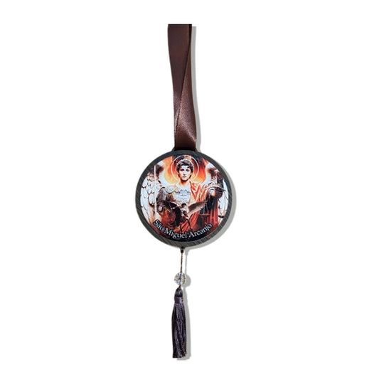 ADORNO ÚNICO REDONDO SÃO MIGUEL ARCANJO (1 UNIDADE)