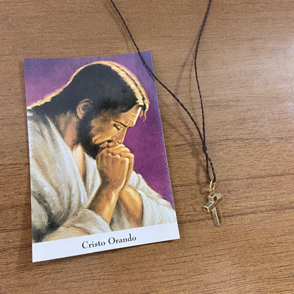 CORDÃO COM CRUZ 3D (05 UNIDADES)