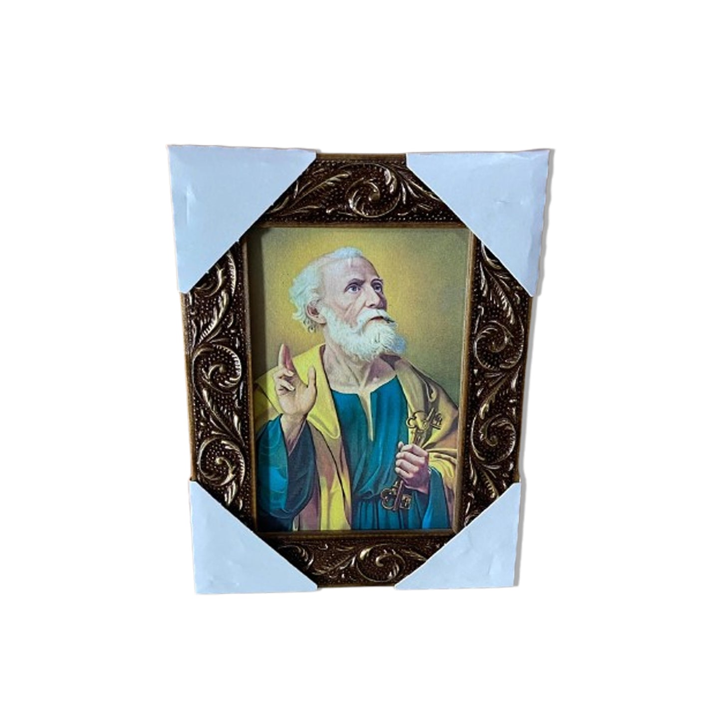 QUADRO COM MOLDURA RESINADO SÃO PEDRO 20,5X15,5 (1 UNIDADE)