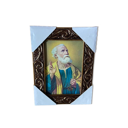QUADRO COM MOLDURA RESINADO SÃO PEDRO 20,5X15,5 (1 UNIDADE)