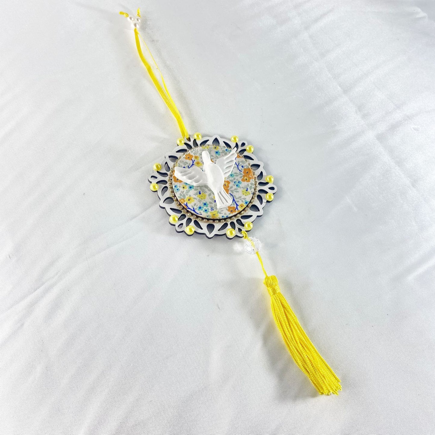 MANDALA DE BERÇO DIVINO ESPIRITO SANTO P AMARELO (1 UNIDADE)