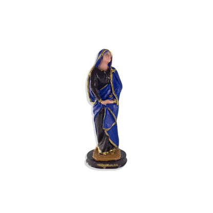 IMAGEM DE RESINA NACIONAL NOSSA SENHORA DAS DORES 16CM (1 UNIDADE)
