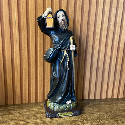 IMAGEM DE RESINA IMPORTADA SÃO LONGUINHO 31CM (1 UNIDADE)