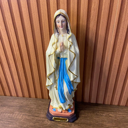 IMAGEM DE RESINA IMPORTADA NOSSA SENHORA DE LOURDES 31CM (1 UNIDADE)