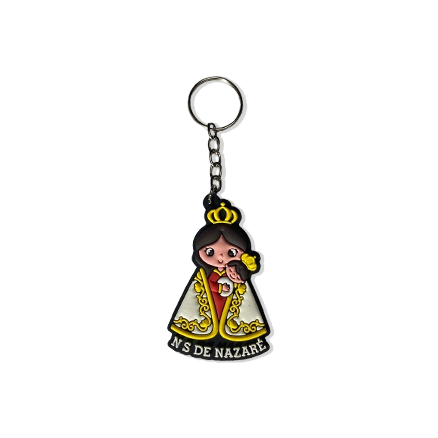 CHAVEIRO EMBORRACHADO NOSSA SENHORA DE NAZARÉ MOD2 (12 UNIDADES)