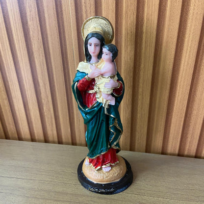 IMAGEM DE RESINA NACIONAL MÃE RAINHA 20CM (1 UNIDADE)