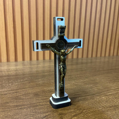 CRUCIFIXO MDF DE MESA 11CM (1 UNIDADE)