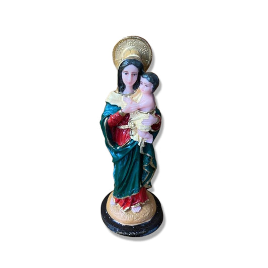 IMAGEM DE RESINA NACIONAL MÃE RAINHA 20CM (1 UNIDADE)