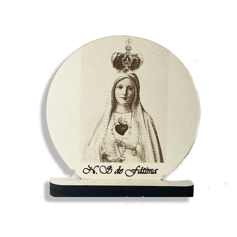 TOTEM MDF NOSSA SENHORA DE FÁTIMA 08CM (1 UNIDADE)