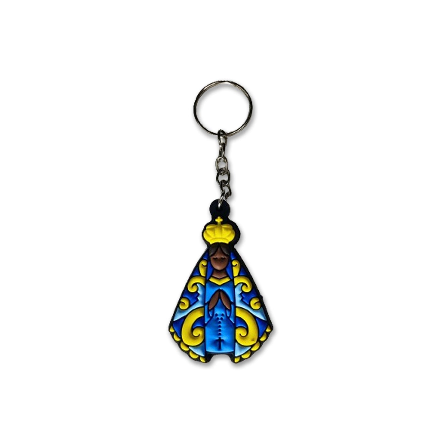 CHAVEIRO EMBORRACHADO NOSSA SENHORA APARECIDA MOD4 (12 UNIDADES)