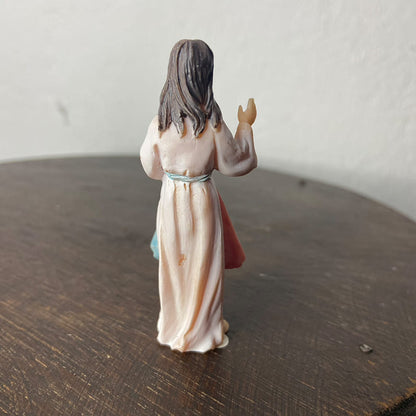 IMAGEM DE RESINA IMPORTADA JESUS MISERICORDIOSO 08CM (1 UNIDADE)