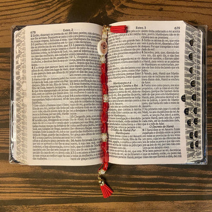 MARCADOR DE PÁGINA DE PEDRARIAS SAGRADO CORAÇÃO DE JESUS (3 UNIDADES)