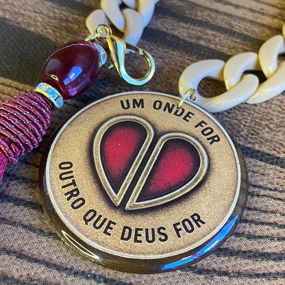 ELO DA CONSAGRAÇÃO  MEDALHÃO RESINADO DO CASAL (1 UNIDADE)