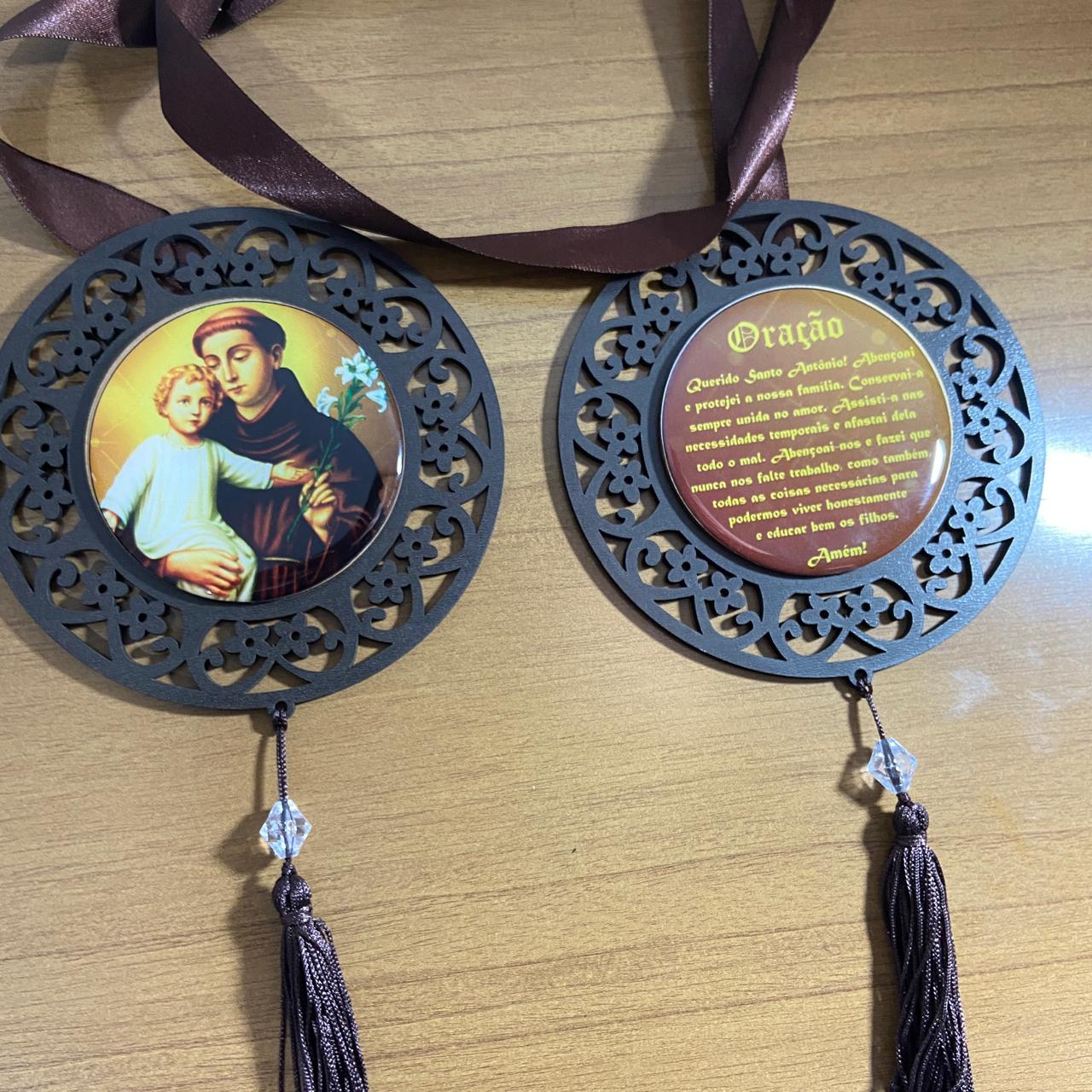 ESCAPULÁRIO DE PORTA TABACO SANTO ANTÔNIO (1 UNIDADE)
