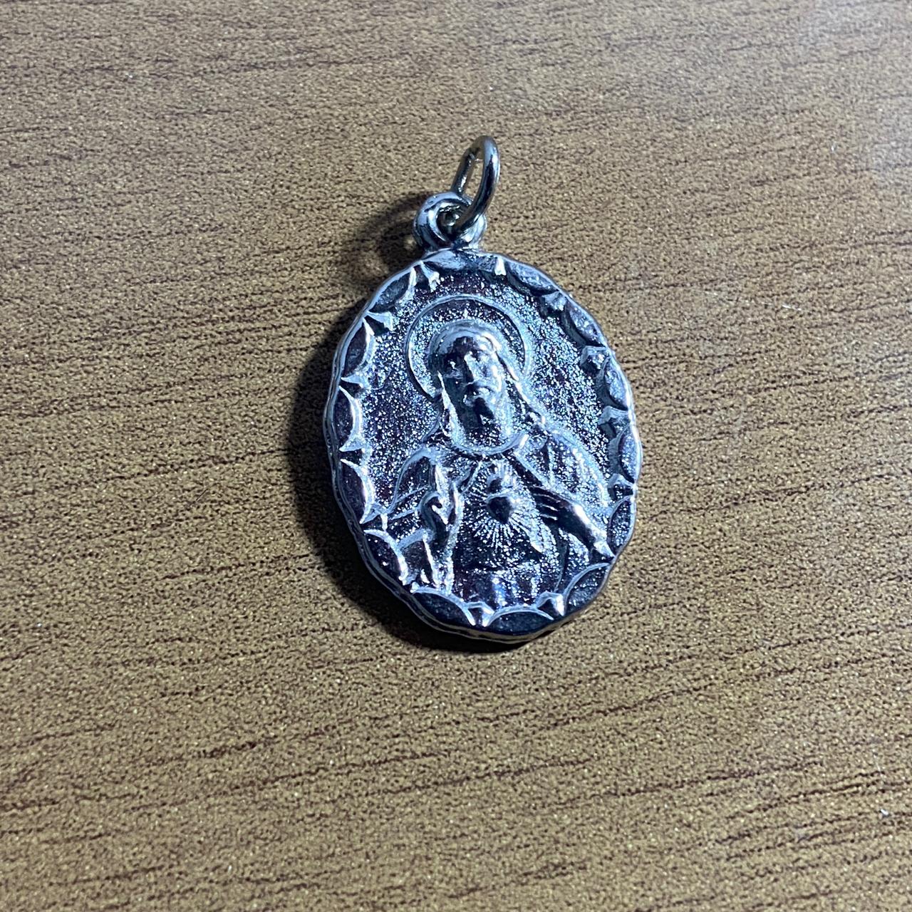 MEDALHA ITALIANA SAGRADO CORAÇÃO DE JESUS (6 UNIDADES)