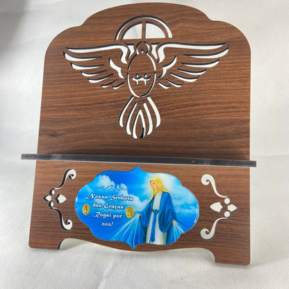 PORTA BIBLIA G NOSSA SENHORA DAS GRAÇAS 30X25 (1 UNIDADE)