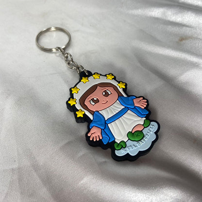 CHAVEIRO EMBORRACHADO NOSSA SENHORA DAS GRAÇAS MOD2 (12 UNIDADES)