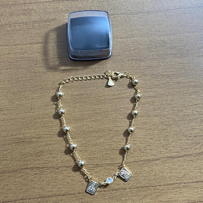 PULSEIRA ESCAPULARIO DOURADO MOD2 (3 UNIDADES)