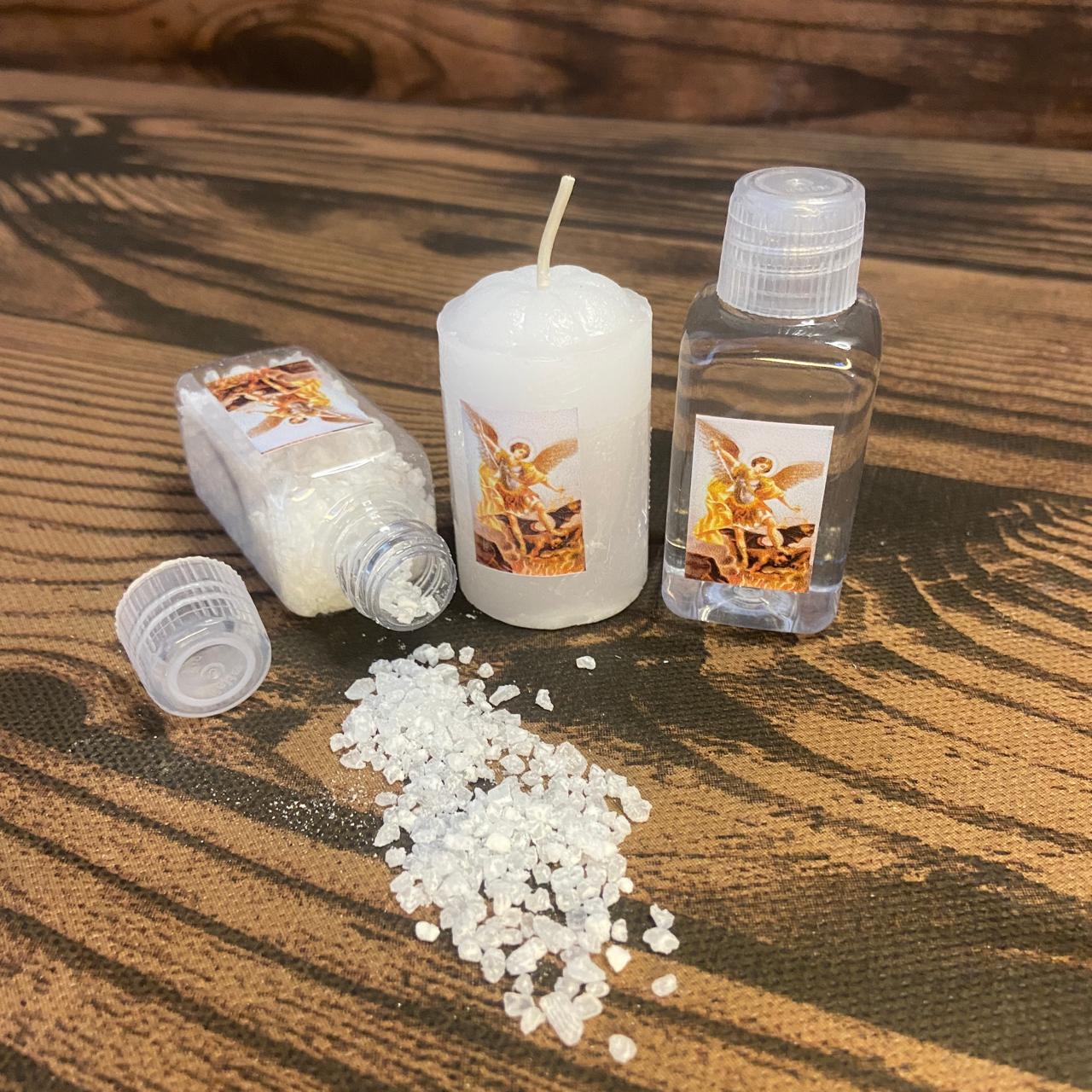 KIT SACRAMENTAL DE ORAÇÃO DE SÃO MIGUEL (1 UNIDADE)