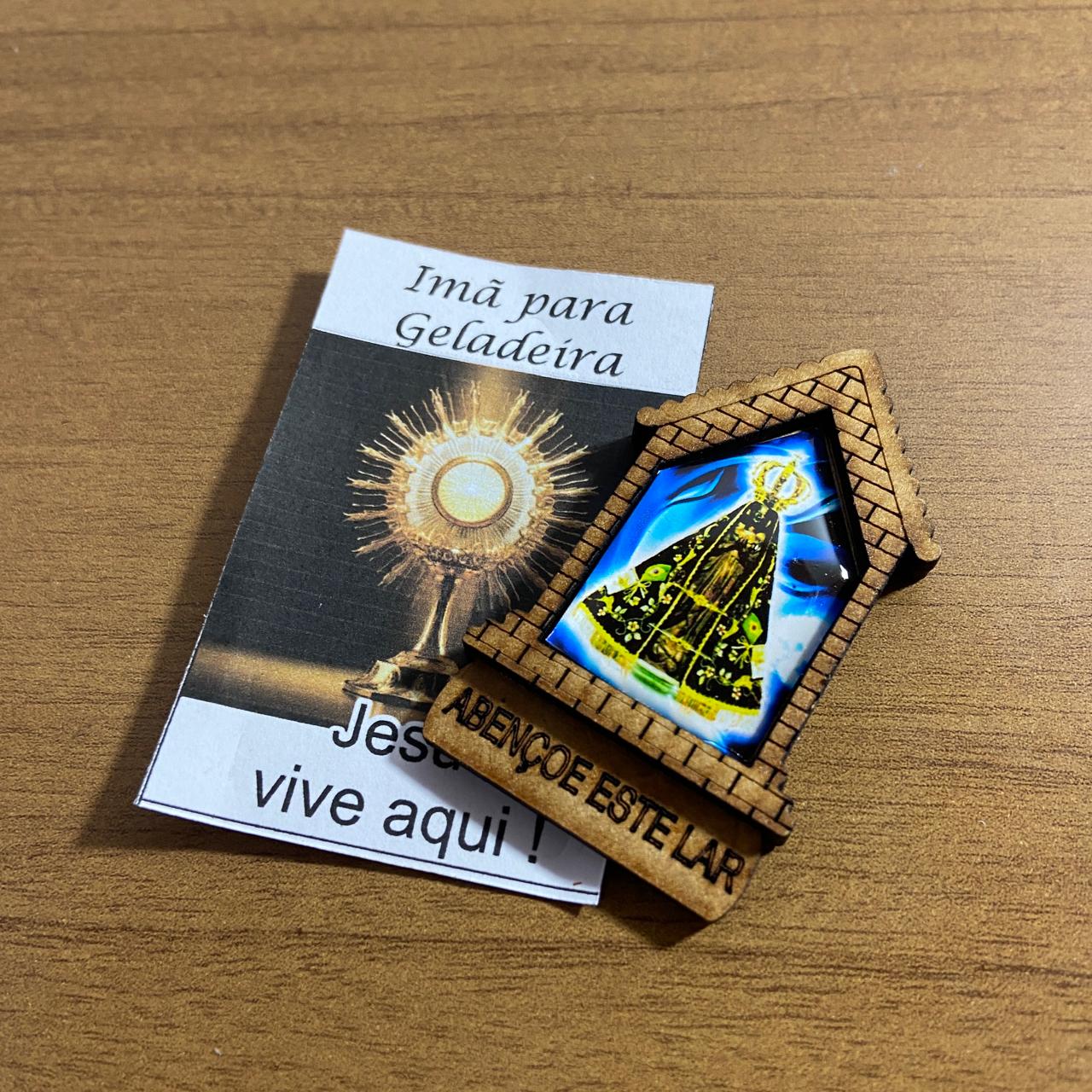 IMÃ MDF CASA NOSSA SENHORA APARECIDA (3 UNIDADES)