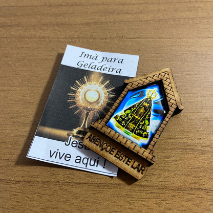 IMÃ MDF CASA NOSSA SENHORA APARECIDA (3 UNIDADES)